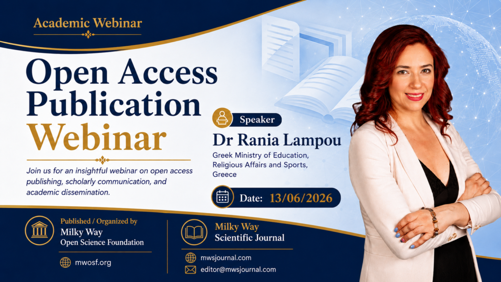 Open Access Publication Webinar organized by Milky Way Open Science Foundation